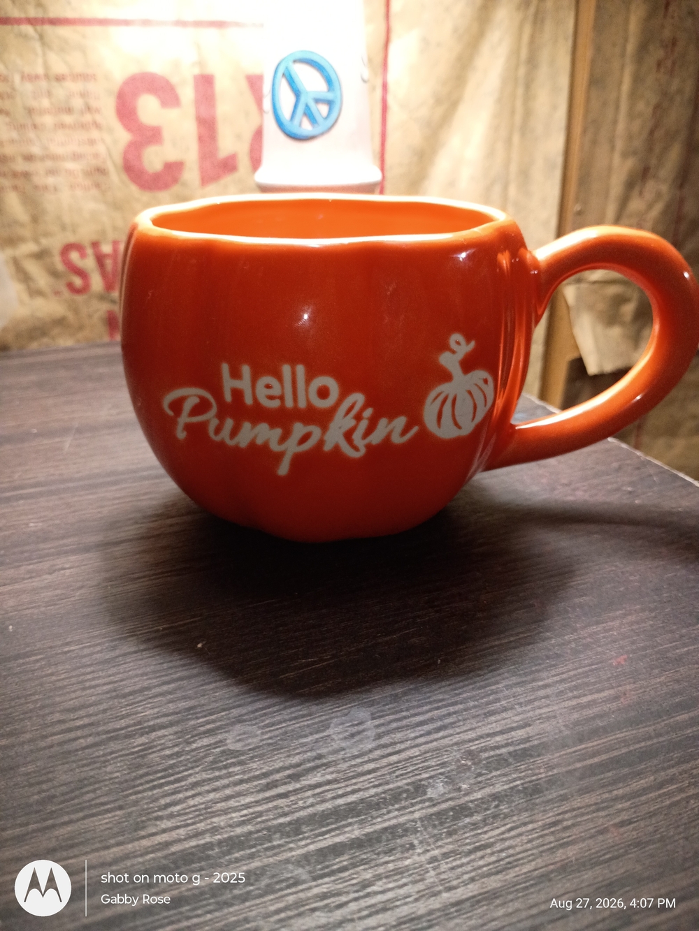 "Hello Pumpkin" Ceramic Mug